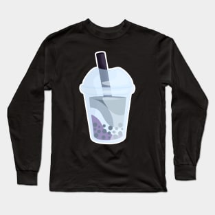 Asexual Kawaii Bubble Tea T-Shirt Long Sleeve T-Shirt